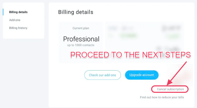 GetResponse Subscription cancellation GetResponse Subscription cancellation