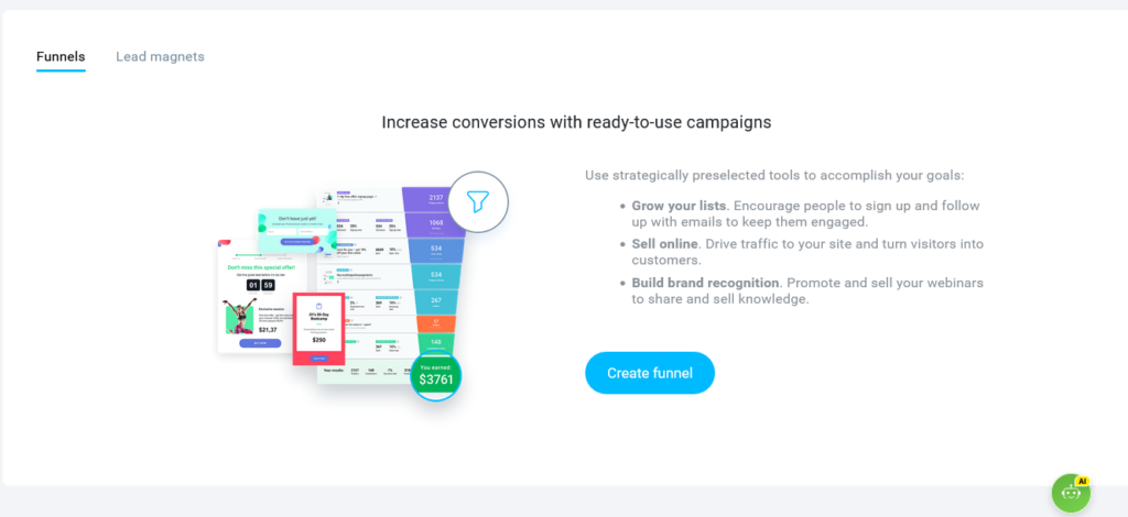Why Use GetResponse For Landing Pages. A Screenshot Of The GetResponse Conversion Tool Why Use GetResponse For Landing Pages. A Screenshot Of The GetResponse Conversion Tool.